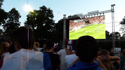 La fan zone de Tours au 1er but d'Allemagne-France