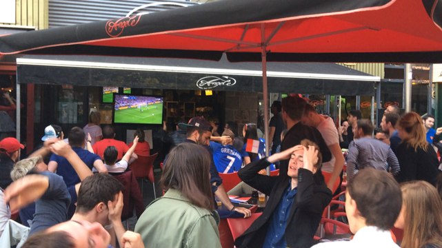 Saint-Brieuc: la joie suite à la victoire