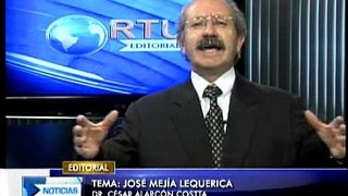 Editorial RTU Noticias 27/10/2012 Tema: José Mejía Lequerica