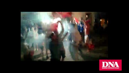 Ambiance à Colmar après la victoire contre l'Allemagne
