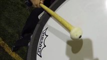 Kutztown University Drumline-  Bass 1 Hand Cam