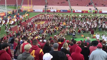 USC Trojan Marching Band 11-10-2012 Tusk played with band alumni