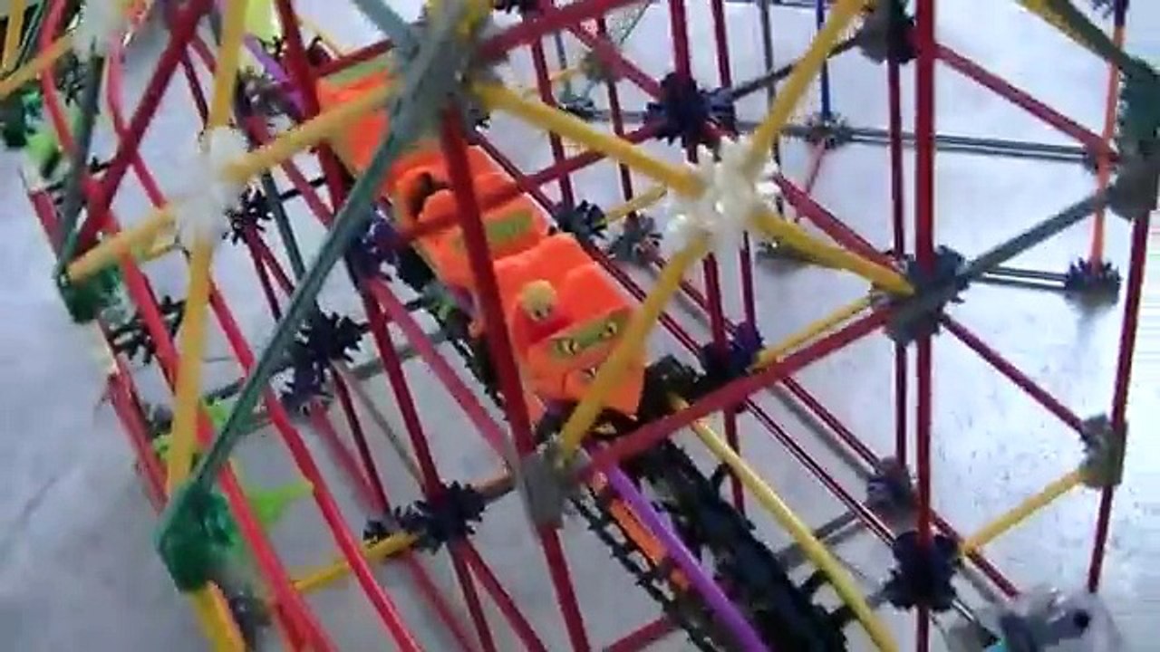 Knex 10 Joris en de draak achtbaan