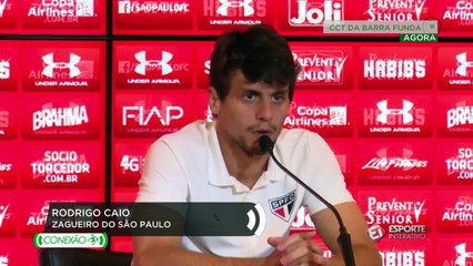Rodrigo Caio: 'A gente pode chegar na Colômbia e ganhar deles'