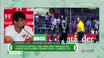 Rodrigo Caio reconhece: 'Atlético não foi melhor que o São Paulo. É o melhor time da competição.'