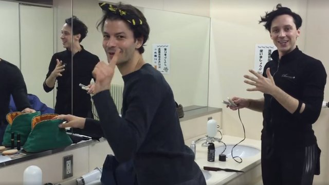 Johnny Weir & Stéphane Lambiel FaOI2016S