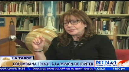 Científica colombiana de la NASA, que lideró la misión "Juno" que llegó a Júpiter, explicó en NTN24 su papel en el progr