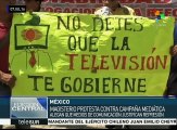 México: CNTE rechazan campaña mediática para justificar la represión