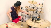 Drum Freestyle Mash-Up 27 - Grooving @ 140, Linear Licks, Hand/Feet Independence Workout