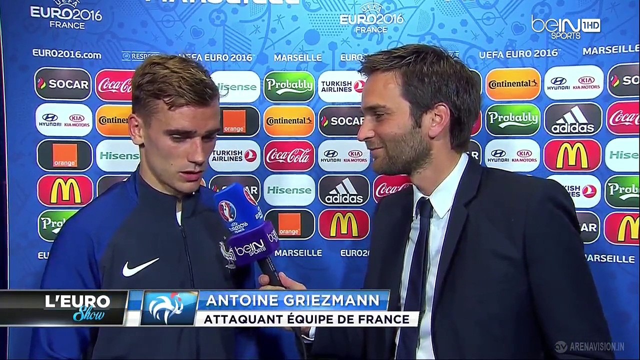 Germany 0-2 France Antoine Griezmann Post Match Interview Euro 2016 Semi-Final