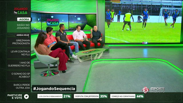 Sidão diz que Botafogo pode pensar em coisas maiores