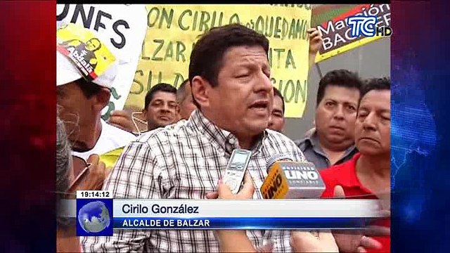 Alcalde de Balzar rechaza denuncias de irregularidades en su administración