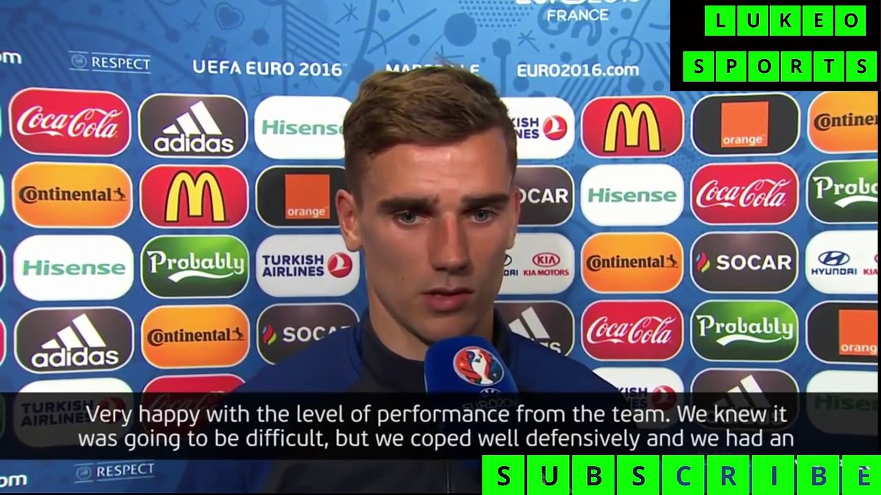 Antoine Griezmann post match interview [FRANCE 2-0 GERMANY  EURO 2016]