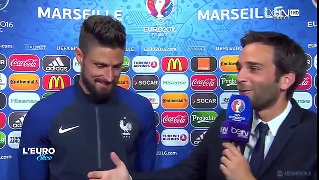 Germany 0-2 France Paul Pogba Funny Interview After Match Euro 2016 Semi-Final HD