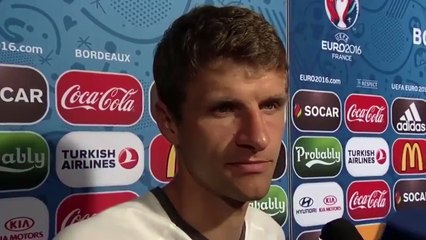 Thomas Müller Interview  Unser Ziel war im Halbfinale auszuscheiden! Euro 2016 HD