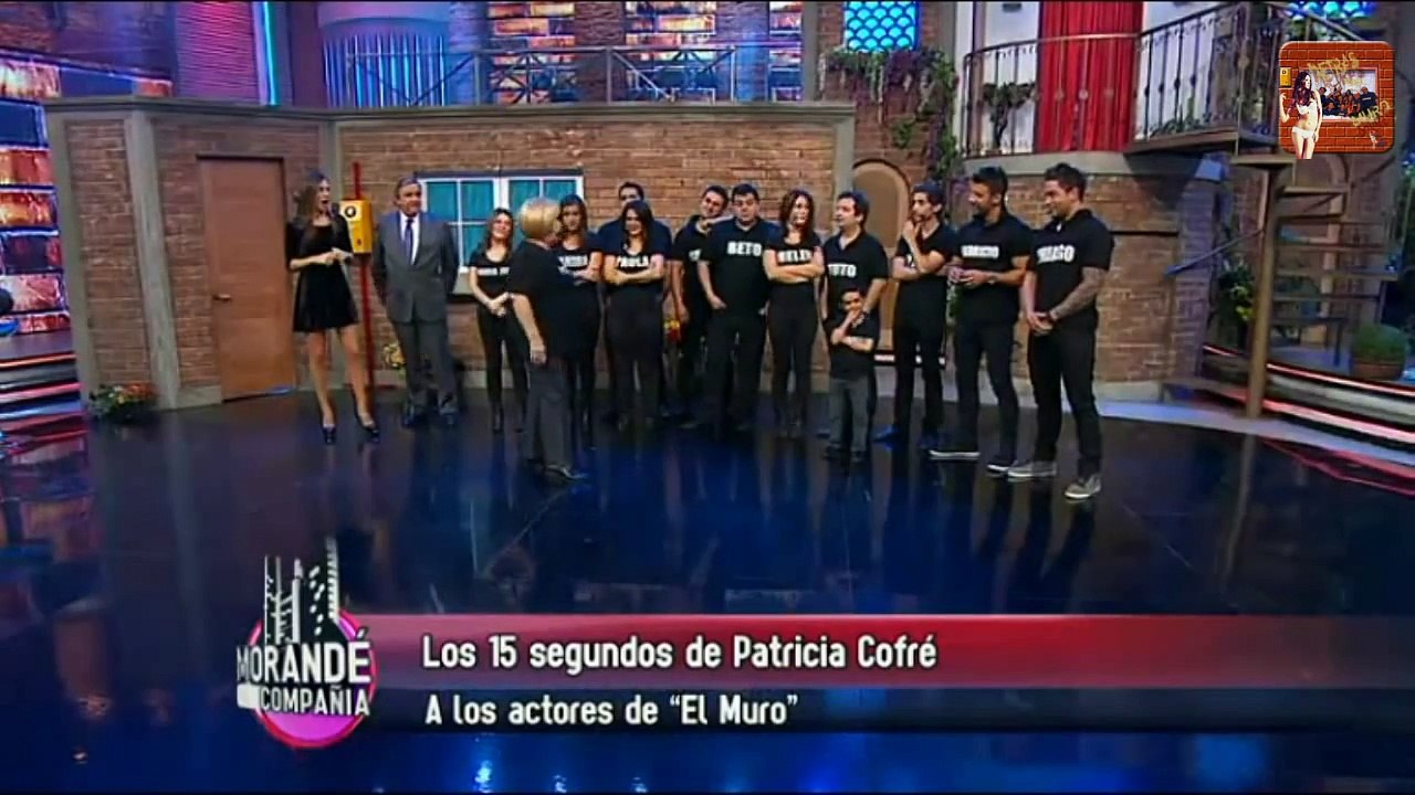 Paty Cofré le dedica al elenco sus ''15 segundos