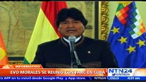 Evo Morales revela que se reunió reservadamente con los cabecillas de las FARC en Cuba