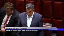 Senator Espaillat explaining his vote on MTA nominations - 06/17/16