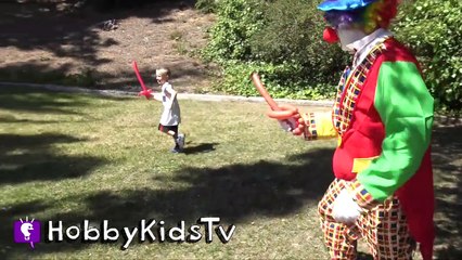 Biggest CLOWN Surprise Egg! PRANKS + Toy Hunt (2)