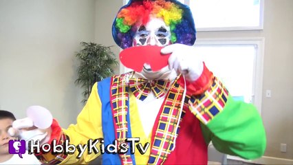 Biggest CLOWN Surprise Egg! PRANKS + Toy Hunt (16)