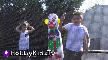 Biggest CLOWN Surprise Egg! PRANKS + Toy Hunt (19)