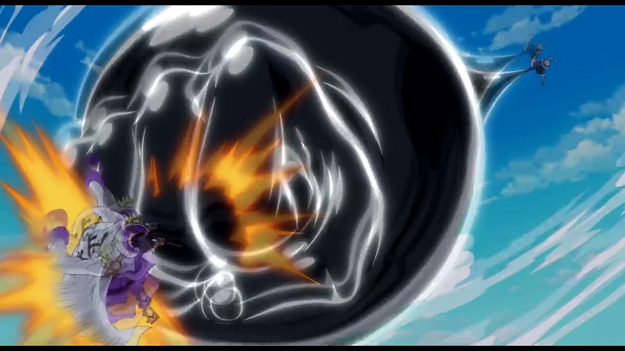 Luffy vs. Admiral Fujitora (1) | ELEPHANT GUN! | I won't run away anymore! | One Piece | 743 | 1080p