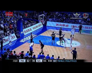 4th Quarter FIBA Olympic Qualifying Gilas Pilipinas 4.0 vs New Zealand