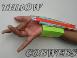 How to Make Spiderman Throw Cobwebs - Paper Toy- for kids story game