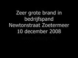 10-12-2008 Zeer grote brand Newtonstraat Zoetermeer