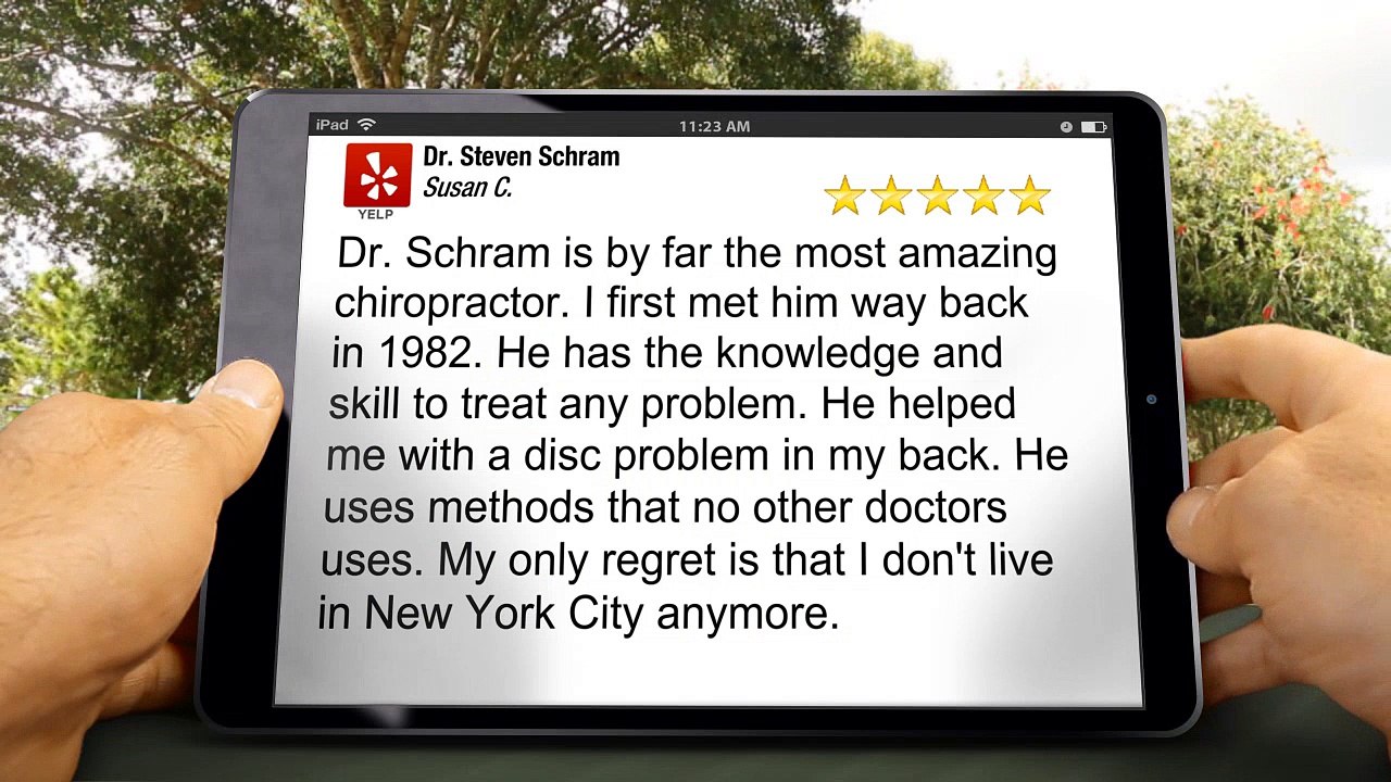 Dr. Steven Schram New York  Wonderful Five Star Review by Susan C.