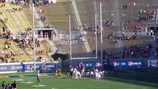 Andrew Furney 28-yard field goal Cal vs. Washington State Football 2013 Memorial Stadium Berkeley