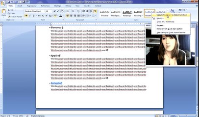 Writing Your Thesis Video 2 - Headings and Template Styles