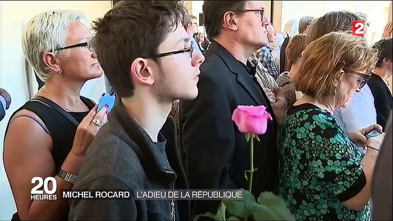 Hommages à Michel Rocard, La France lui rend hommage