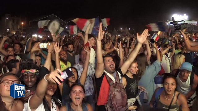 Euro 2016: la fan zone de Marseille euphorique après la victoire des Bleus