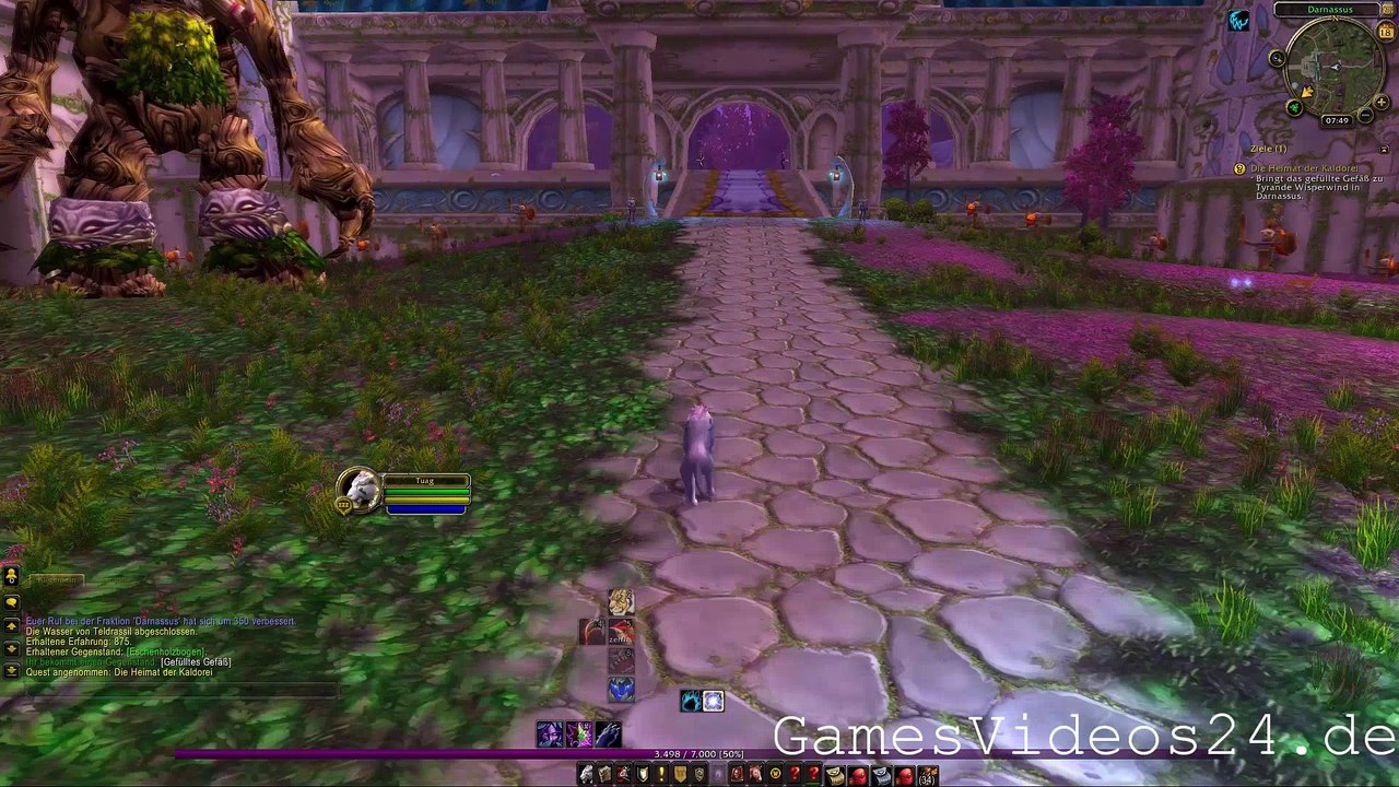 World of Warcraft Quest: Die Heimat der Kaldorei