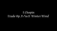 F.Chopin   Etude Op.25 No.11 Winter Wind