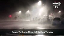 Super Typhoon Nepartak lashes Taiwan