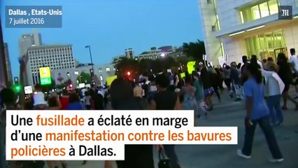 La fusillade de Dallas entendue sur des vidéos amateurs