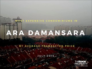 Most expensive condos in Ara Damansara