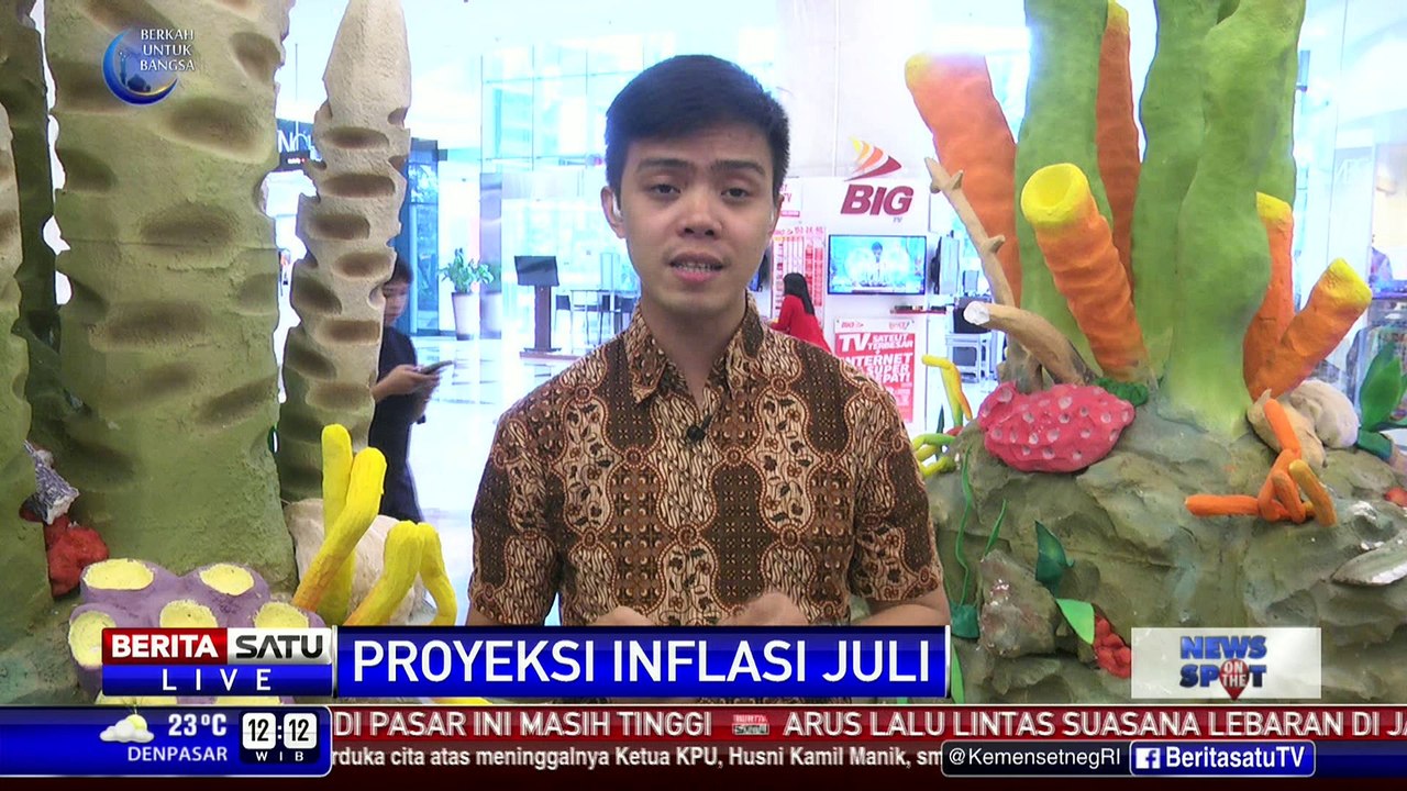 Pemerintah: Inflasi Juli Lebih Rendah dari Juni