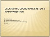 Geographic Coordinate System : geoid and spheroid concept : Part - 1