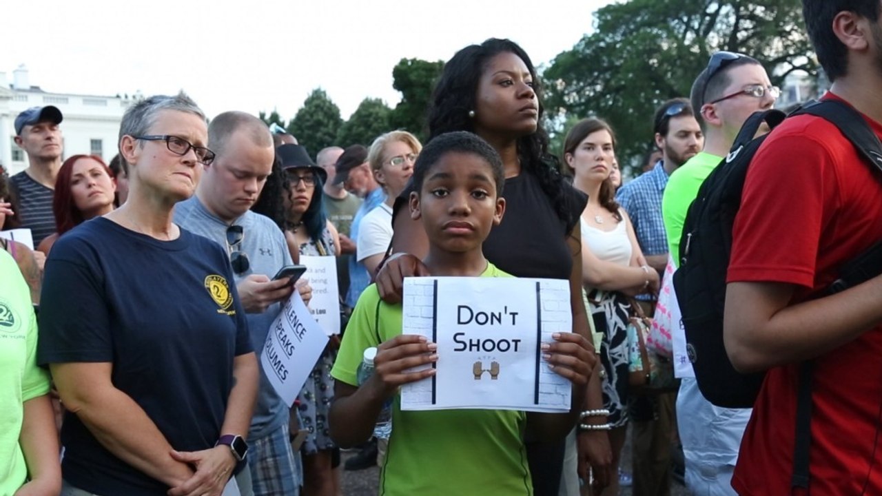 Hundreds protest in D.C. against police-involved shootings