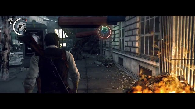 The Evil Within - Ch. 11 Reunion- Swimming & Destroyed City Visuals, Tectonic Shifts, Explore & Loot