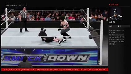 TheCobra1974's Live PS4 Broadcast UR COMMENTS HELP RUN THE SHOW!!! WWE 2K16 BRING ON THE FUN & BANTS