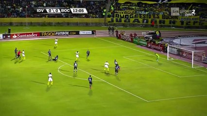 Copa Libertadores - 1/2 aller - L'ouverture du score de Boca Juniors