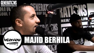 Majid Berhila - Interview (Live des studios de Generations)