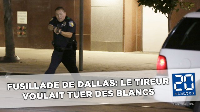 Fusillade à Dallas : Le tireur voulait tuer des policiers blancs