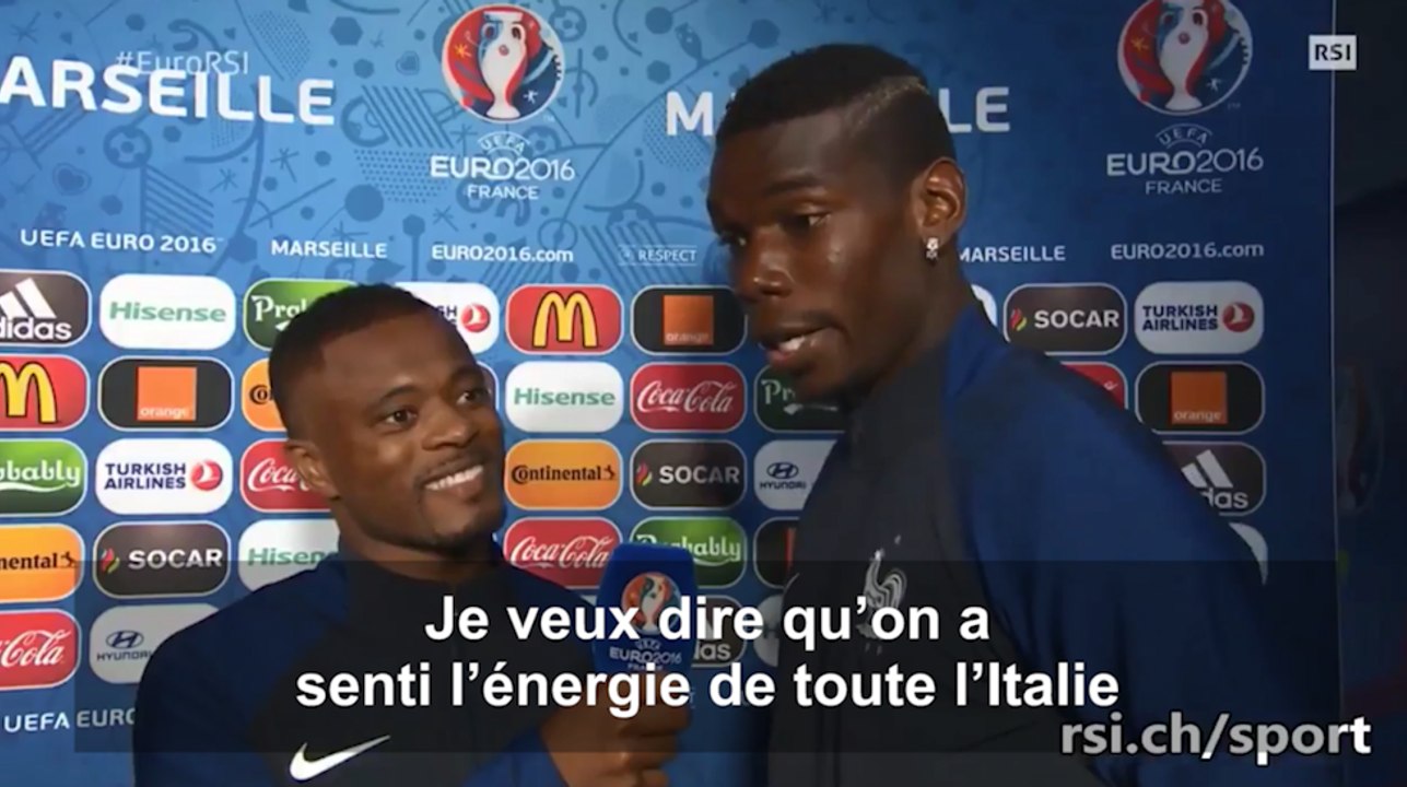 Paul Pogba et Patrice Evra s'interviewent eux-mêmes, leur complicité est géniale