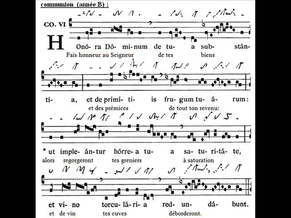 Communio Honora Dominum, Dominica XVII B TpA (17è B TO)