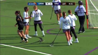 UMBC Women's Lacrosse vs High Point Highlights 2/28/15